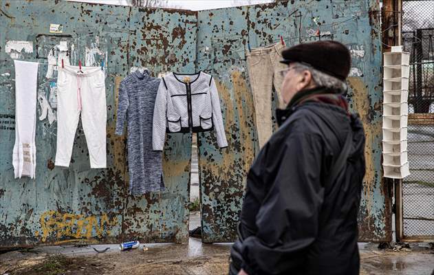 Flea market in Chisinau