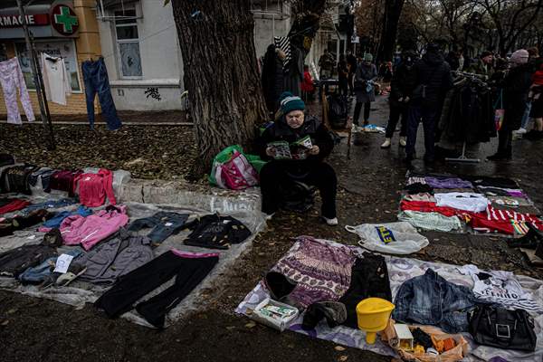 Flea market in Chisinau