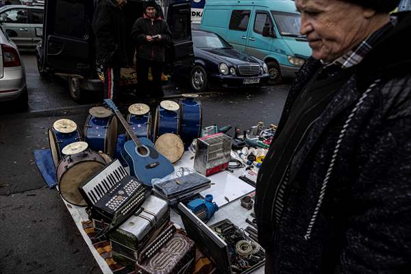 Flea market in Chisinau