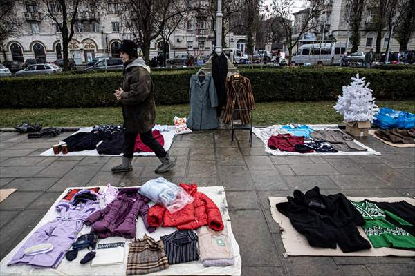 Flea market in Chisinau