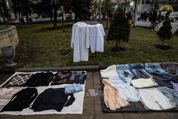 Flea market in Chisinau
