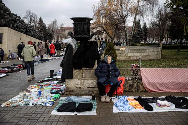 Flea market in Chisinau