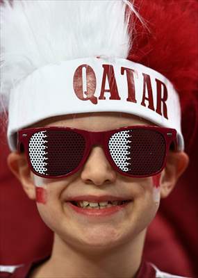 Children soccer fans of FIFA World Cup 2022