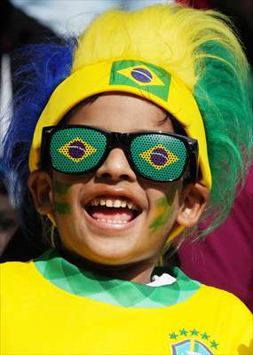 Children soccer fans of FIFA World Cup 2022