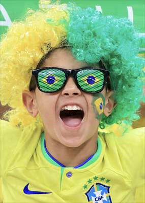 Children soccer fans of FIFA World Cup 2022