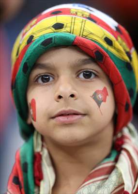 Children soccer fans of FIFA World Cup 2022