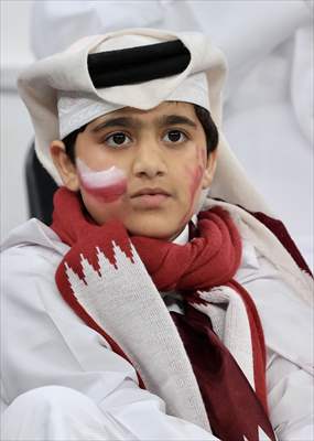 Children soccer fans of FIFA World Cup 2022