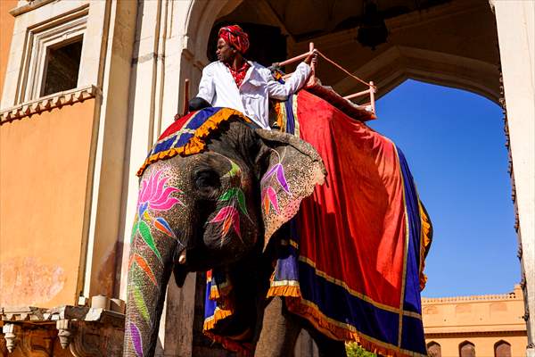 UNESCO World Heritage Site: Historical Amber Fort in India's Jaipur