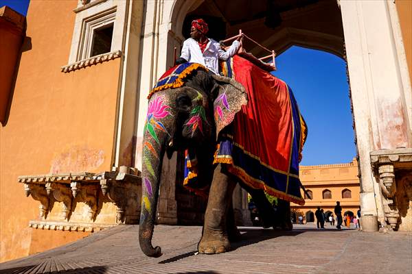 UNESCO World Heritage Site: Historical Amber Fort in India's Jaipur