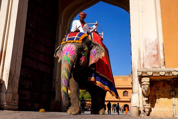 UNESCO World Heritage Site: Historical Amber Fort in India's Jaipur