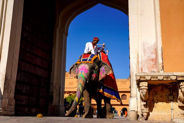 UNESCO World Heritage Site: Historical Amber Fort in India's Jaipur