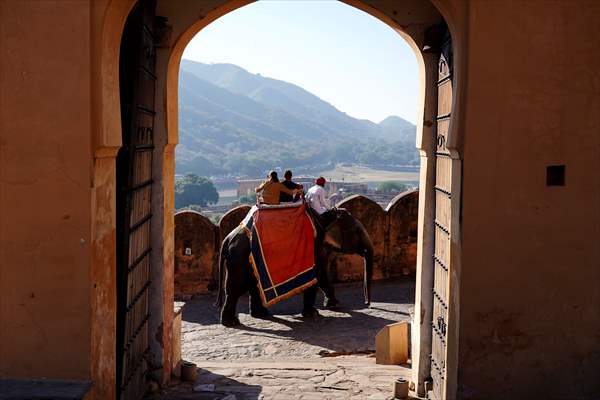 UNESCO World Heritage Site: Historical Amber Fort in India's Jaipur