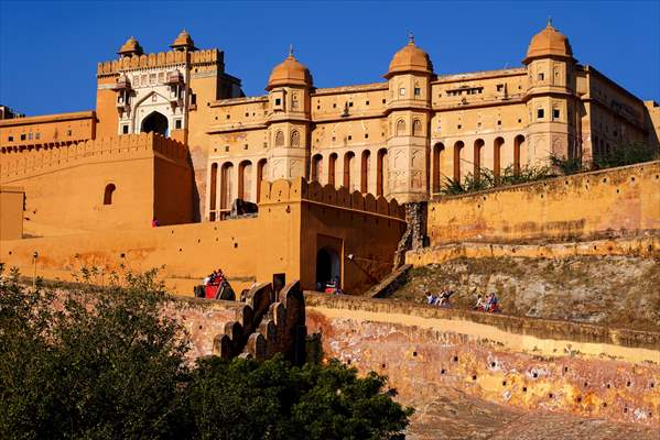 UNESCO World Heritage Site: Historical Amber Fort in India's Jaipur