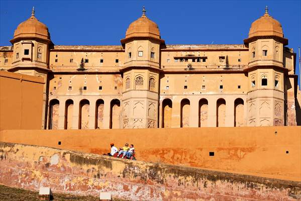 UNESCO World Heritage Site: Historical Amber Fort in India's Jaipur