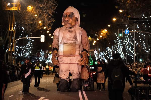 Three Wise Men parade in Madrid