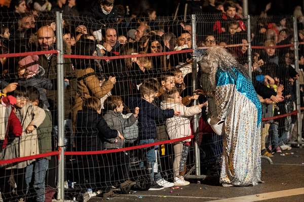 Three Wise Men parade in Madrid