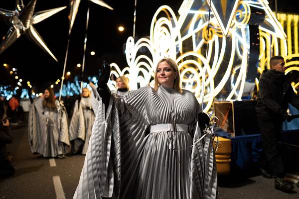 Three Wise Men parade in Madrid