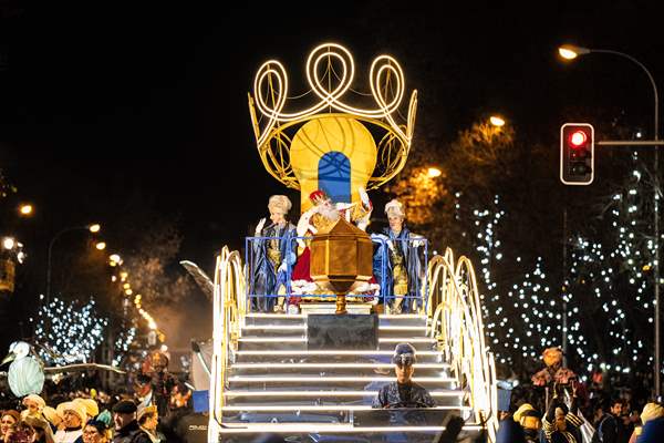 Three Wise Men parade in Madrid