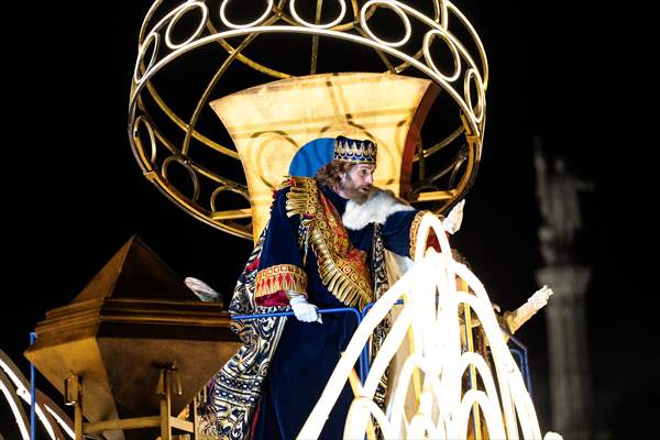 Three Wise Men parade in Madrid