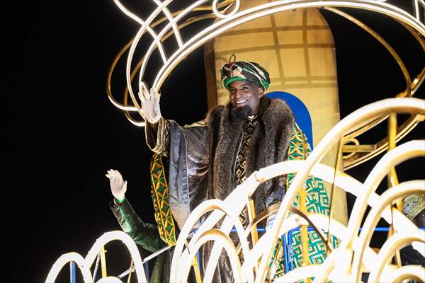 Three Wise Men parade in Madrid