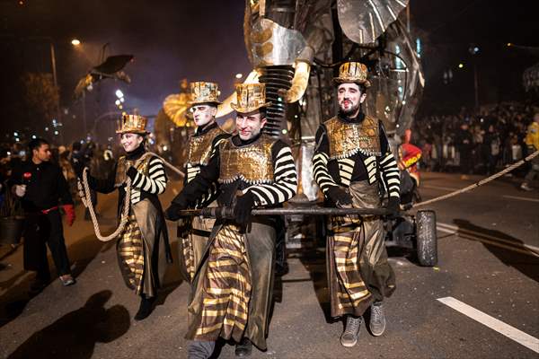 Three Wise Men parade in Madrid