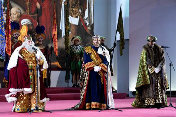 Three Wise Men parade in Madrid