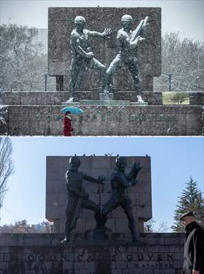 Soğuk ve kar yağışıyla ünlü Ankara’da son yılların en kurak kışı yaşanıyor