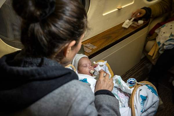 16 babies transferred to Ankara from quake-hit Kahramanmaras