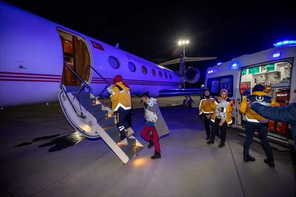 16 babies transferred to Ankara from quake-hit Kahramanmaras