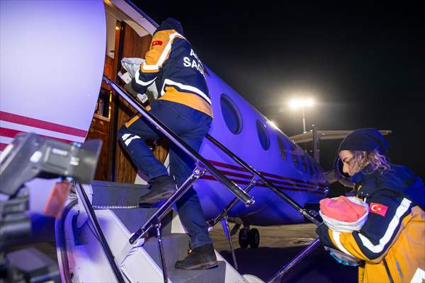 16 babies transferred to Ankara from quake-hit Kahramanmaras