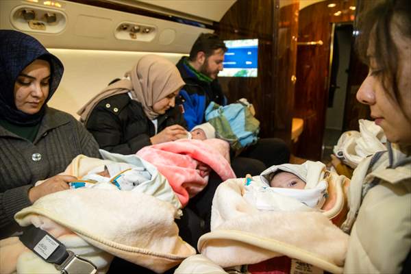 16 babies transferred to Ankara from quake-hit Kahramanmaras