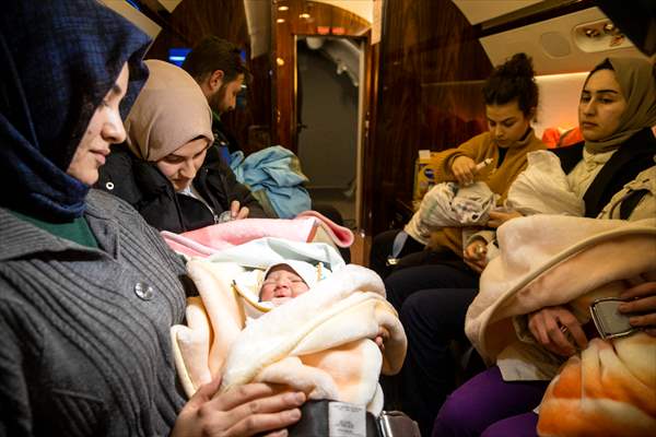 16 babies transferred to Ankara from quake-hit Kahramanmaras