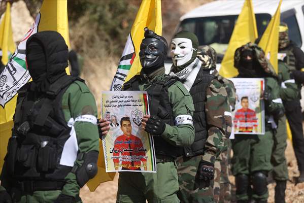 Batı Şeria'da Yahudi yerleşimci tarafından öldürülen Filistinlinin cenaze töreni