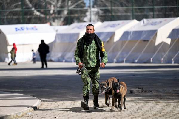 Mexican rescue dog Proteo, who died on duty in earthquake-hit southern Turkiye, buried in Adiyaman