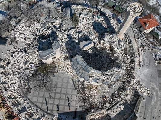 Tomb of Hadhrat Ukasha in Turkiye's Gaziantep collapsed in earthquakes