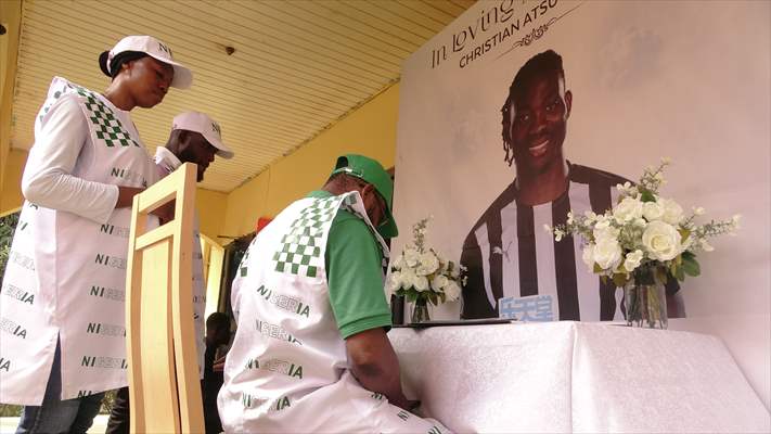 Loved ones mourn the loss of Ghanian soccer player Christian Atsu in his family home