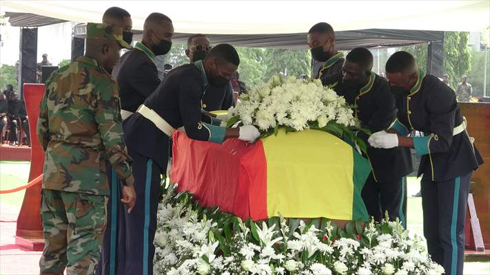 Depremde hayatını kaybeden Hataysporlu Atsu için ülkesinde cenaze töreni düzenlendi