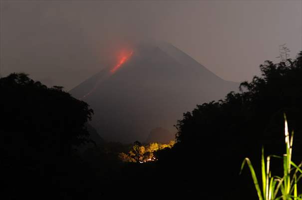 Mount Merapi Eruption in Indonesia