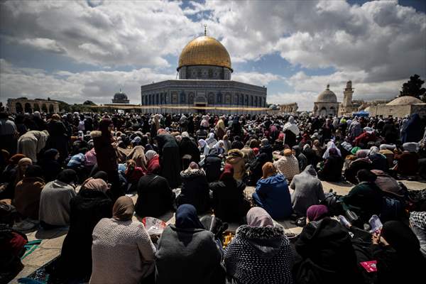 Second Friday prayer of Ramadan at Al-Aqsa