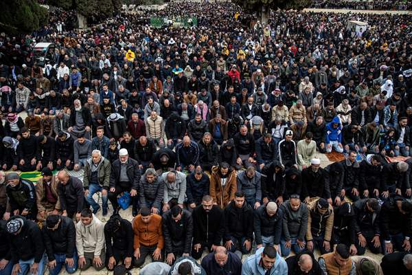 Second Friday prayer of Ramadan at Al-Aqsa
