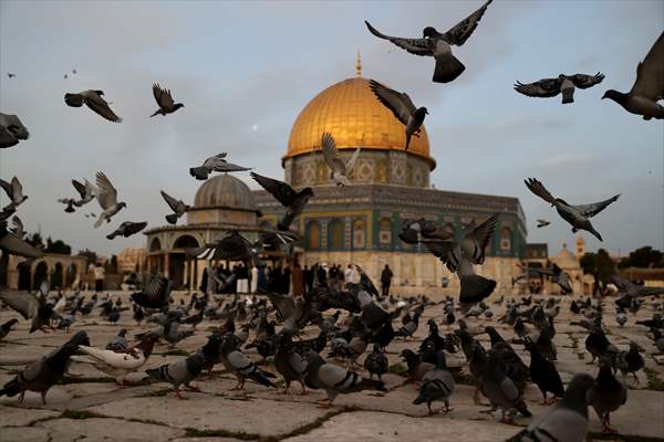 Qubbat al-Sakhra Mosque in Masjid al-Aqsa compound