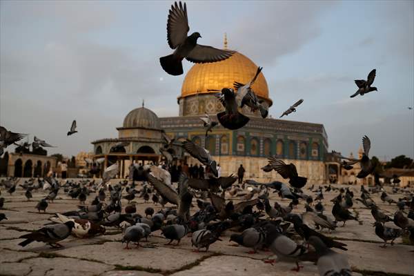 Qubbat al-Sakhra Mosque in Masjid al-Aqsa compound