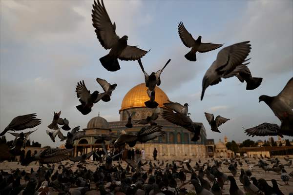 Qubbat al-Sakhra Mosque in Masjid al-Aqsa compound