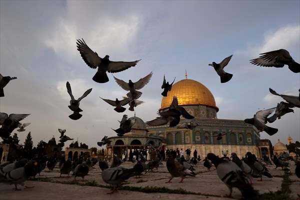 Qubbat al-Sakhra Mosque in Masjid al-Aqsa compound