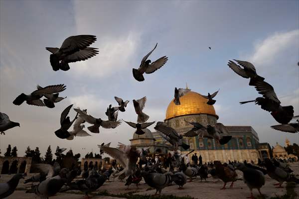 Qubbat al-Sakhra Mosque in Masjid al-Aqsa compound