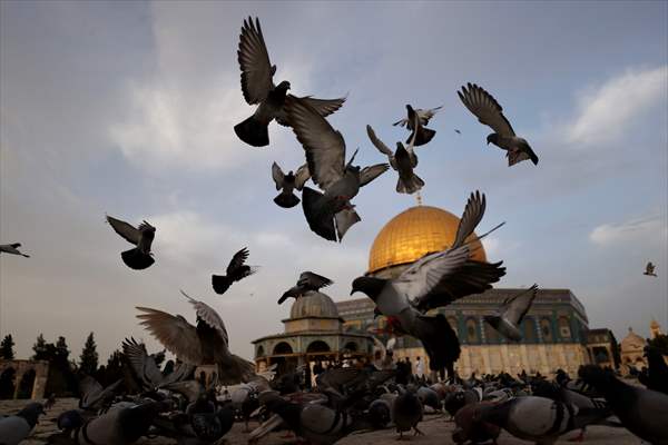 Qubbat al-Sakhra Mosque in Masjid al-Aqsa compound