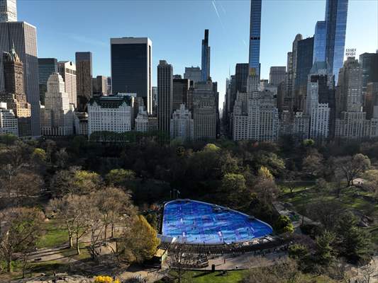 Pickleball courts open at Wollman Rink in Central Park