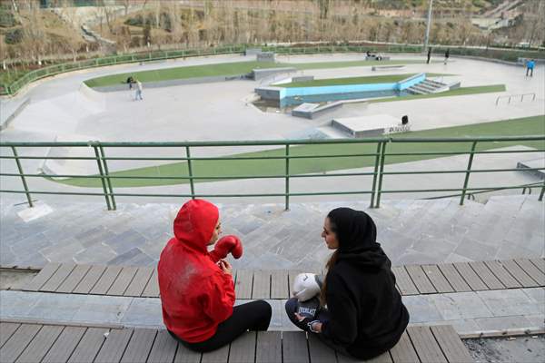Iranian female trainer's passion for kick-boxing