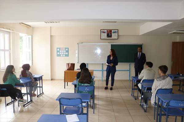 Kastamonu'da lise öğrencileri Azerbaycan yolcusu