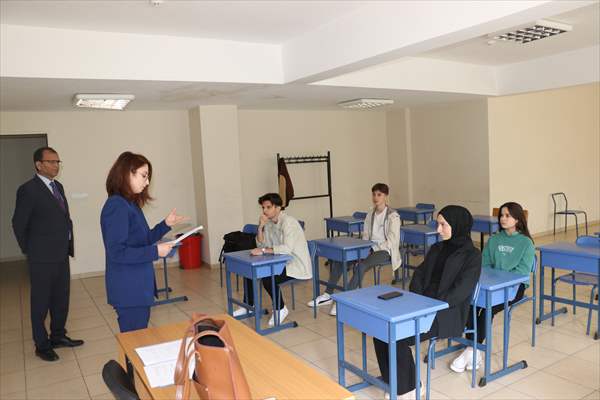 Kastamonu'da lise öğrencileri Azerbaycan yolcusu